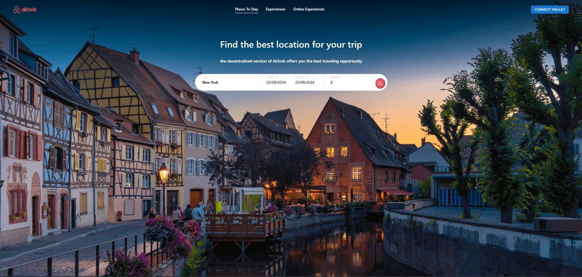Airbnb dApp Clone